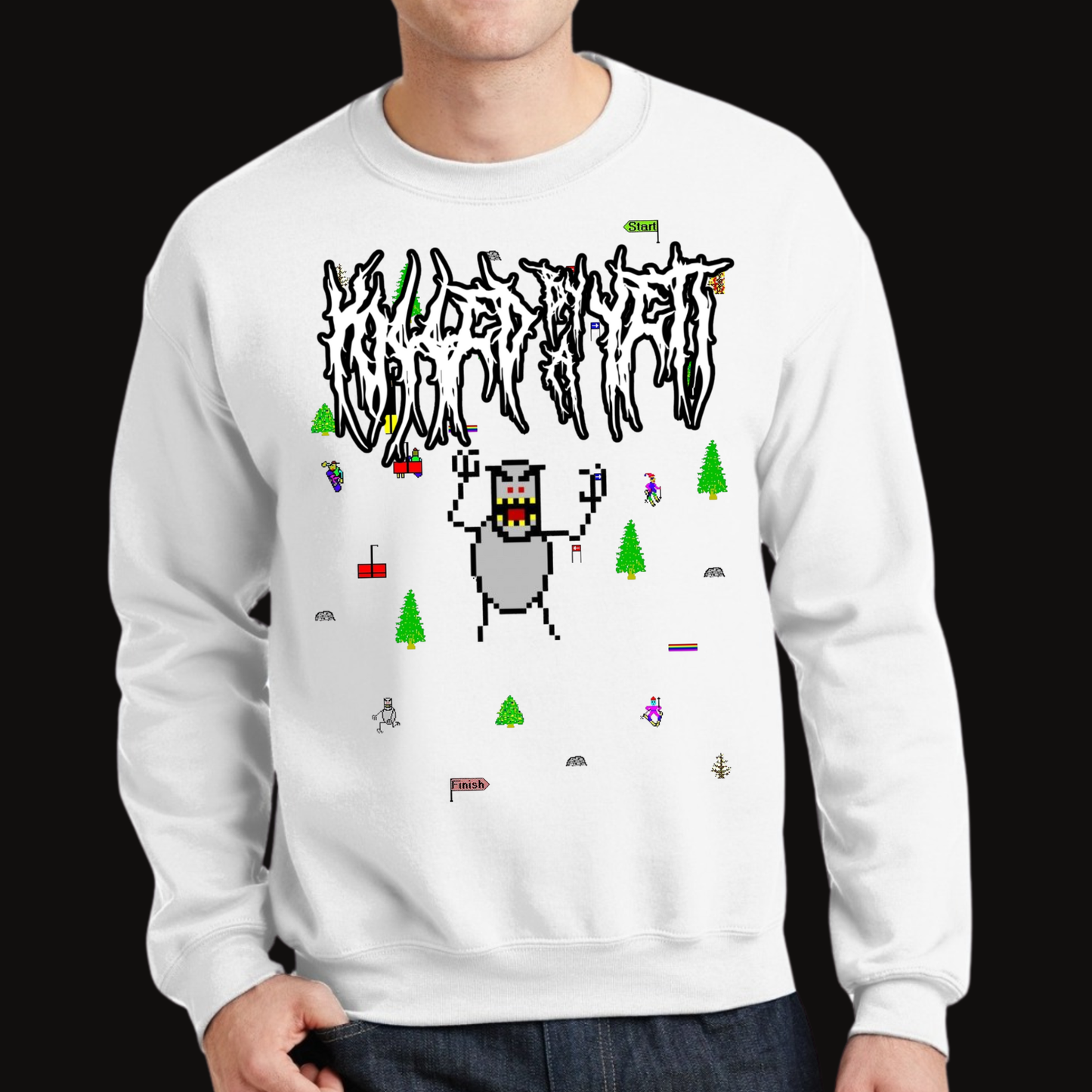 Killed by a Yeti Ski Crewneck