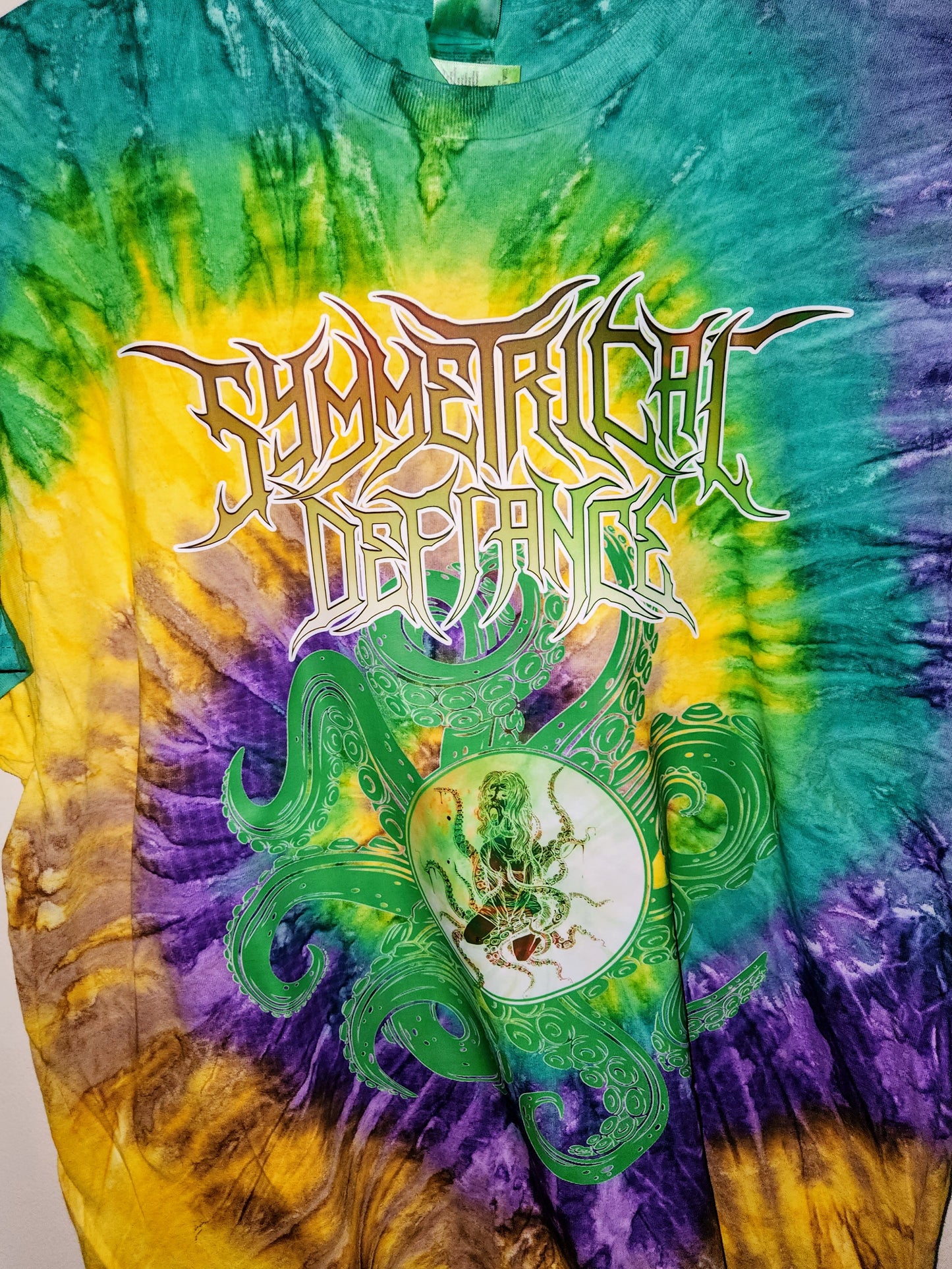 Symmetrical Defiance Tentacle Tie Dye Tee