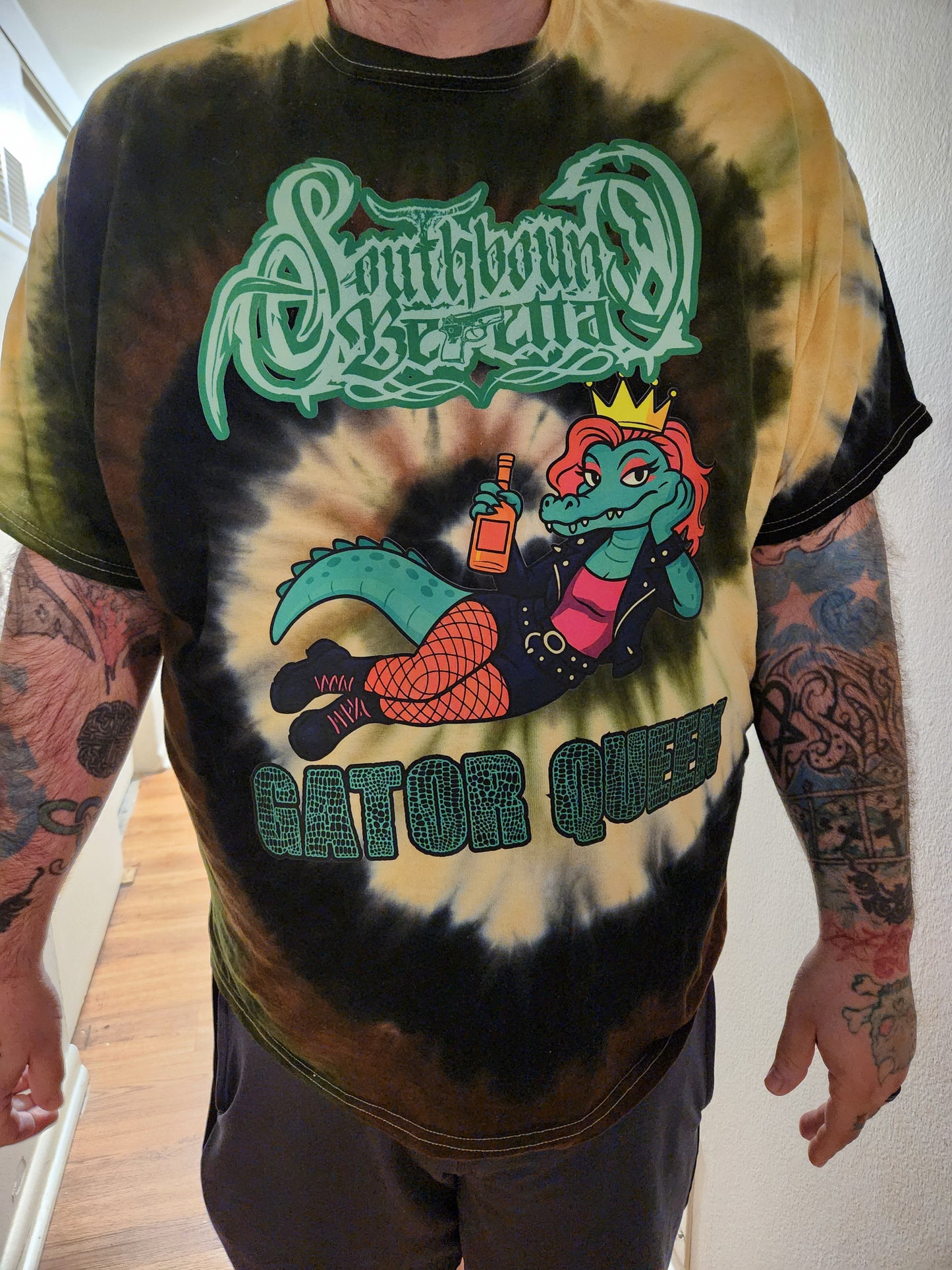 Southbound Beretta Gator Queen Tie Dye Shirt