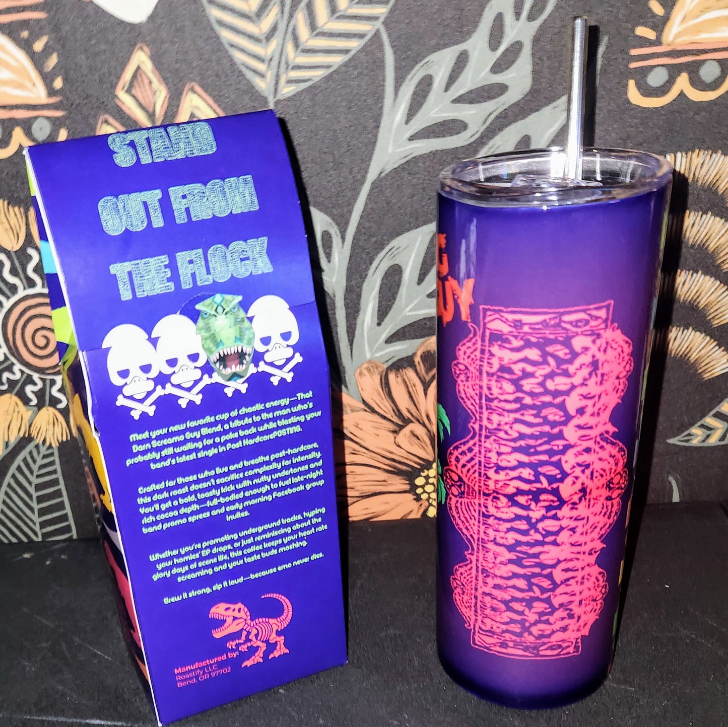 Ryan Rex Wrex That Dang Screamo Guy Blend Coffee and Tumbler