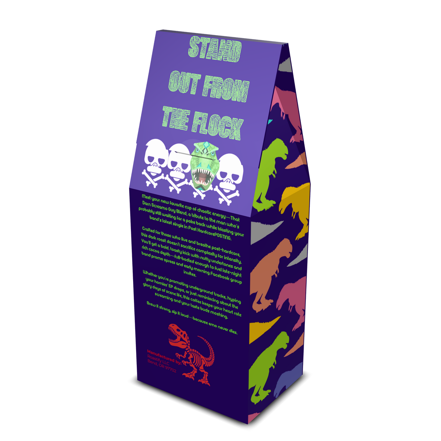 Ryan Rex Wrex That Dang Screamo Guy Blend Coffee and Tumbler