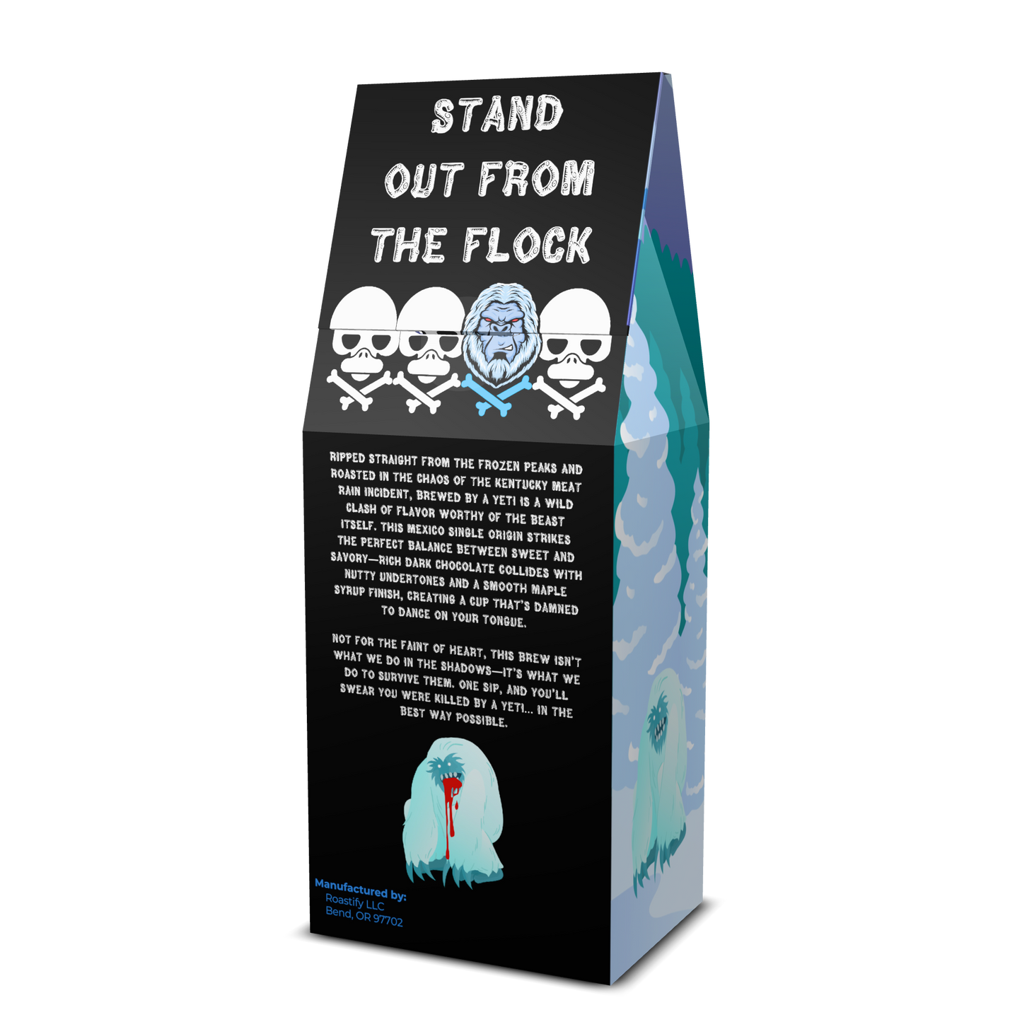 Killed By a Yeti Brewed by a Yeti Coffee and Tumblers