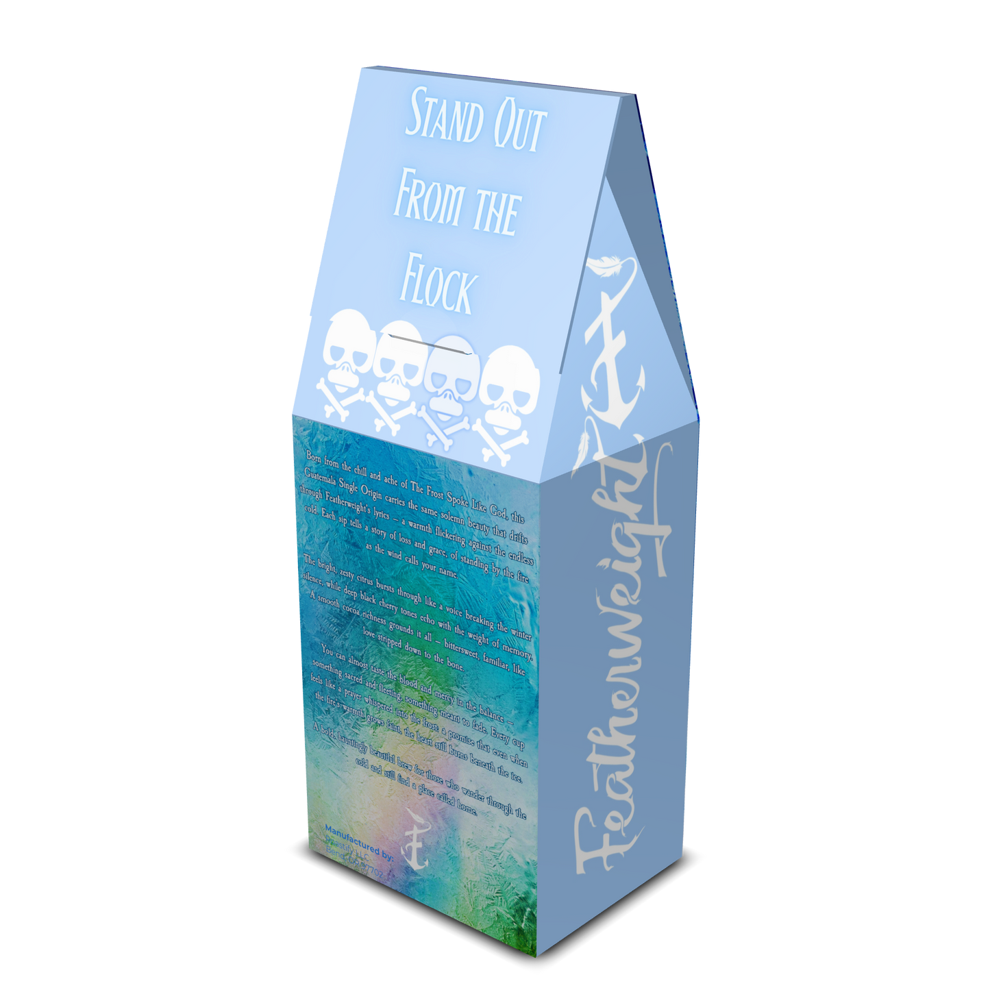 Featherweight The Coffee Brewed Like God Coffee and Tumblers