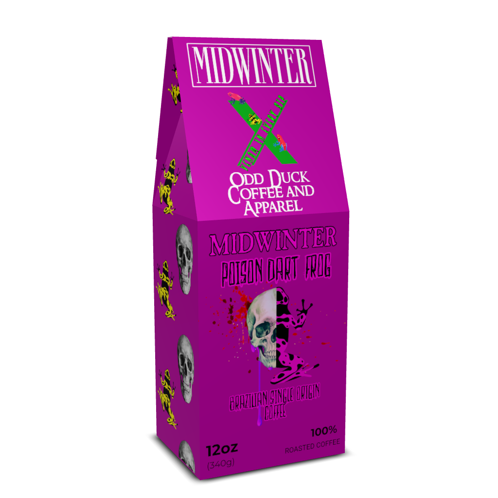 Midwinter Poison Dart Frog Brazilian Single Origin Coffee and Tumbler