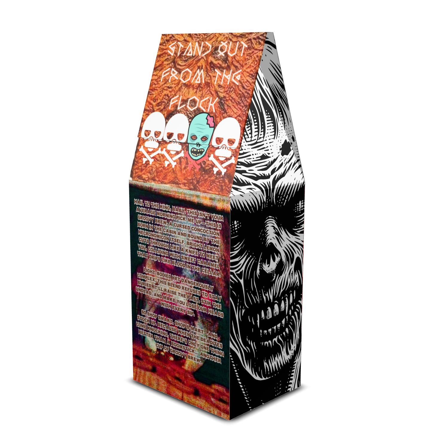 To Kill a Monster Groovy Brew Coffee and Tumblers