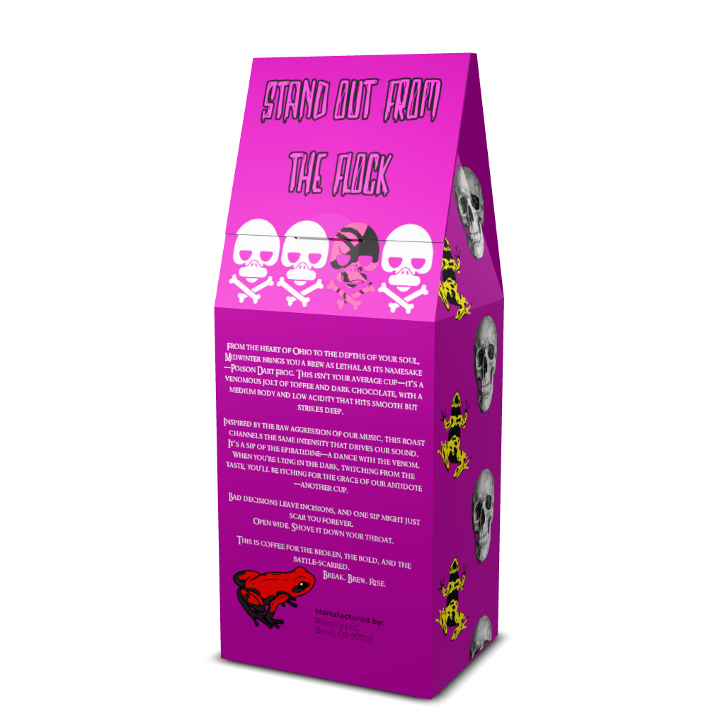 Midwinter Poison Dart Frog Brazilian Single Origin Coffee and Tumbler