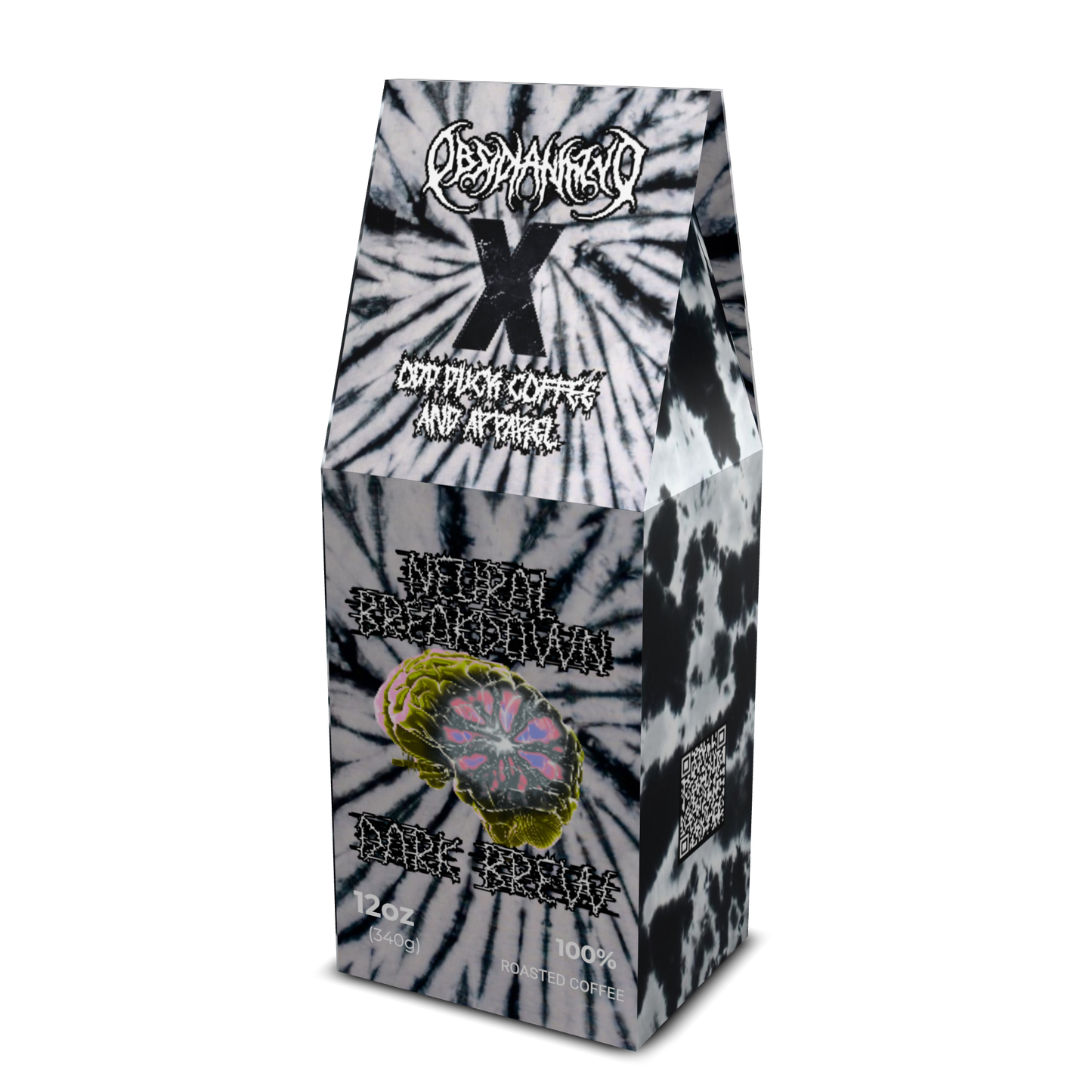 Obsidian Mind Neural Breakdown Dark Brew Coffee and Tumbler