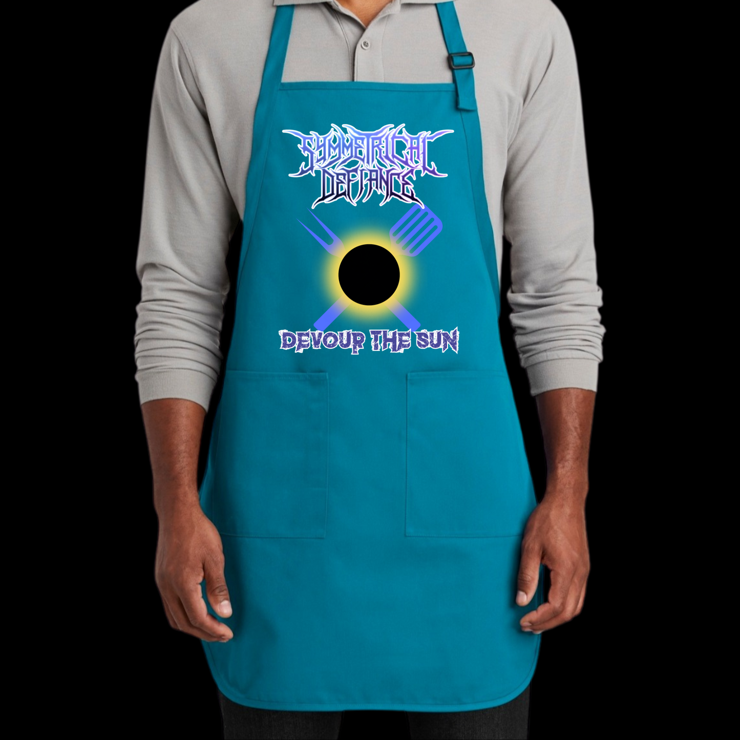 Symmetrical Defiance Devour the Sun 2 Pocket Adjustable Apron