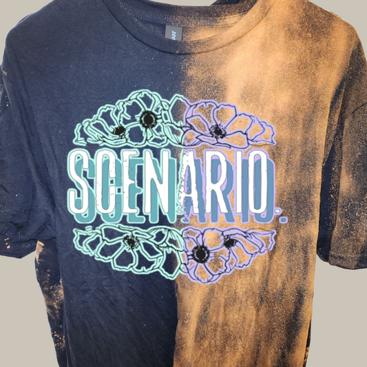 Scenario. Half Bleach Dye Shirt