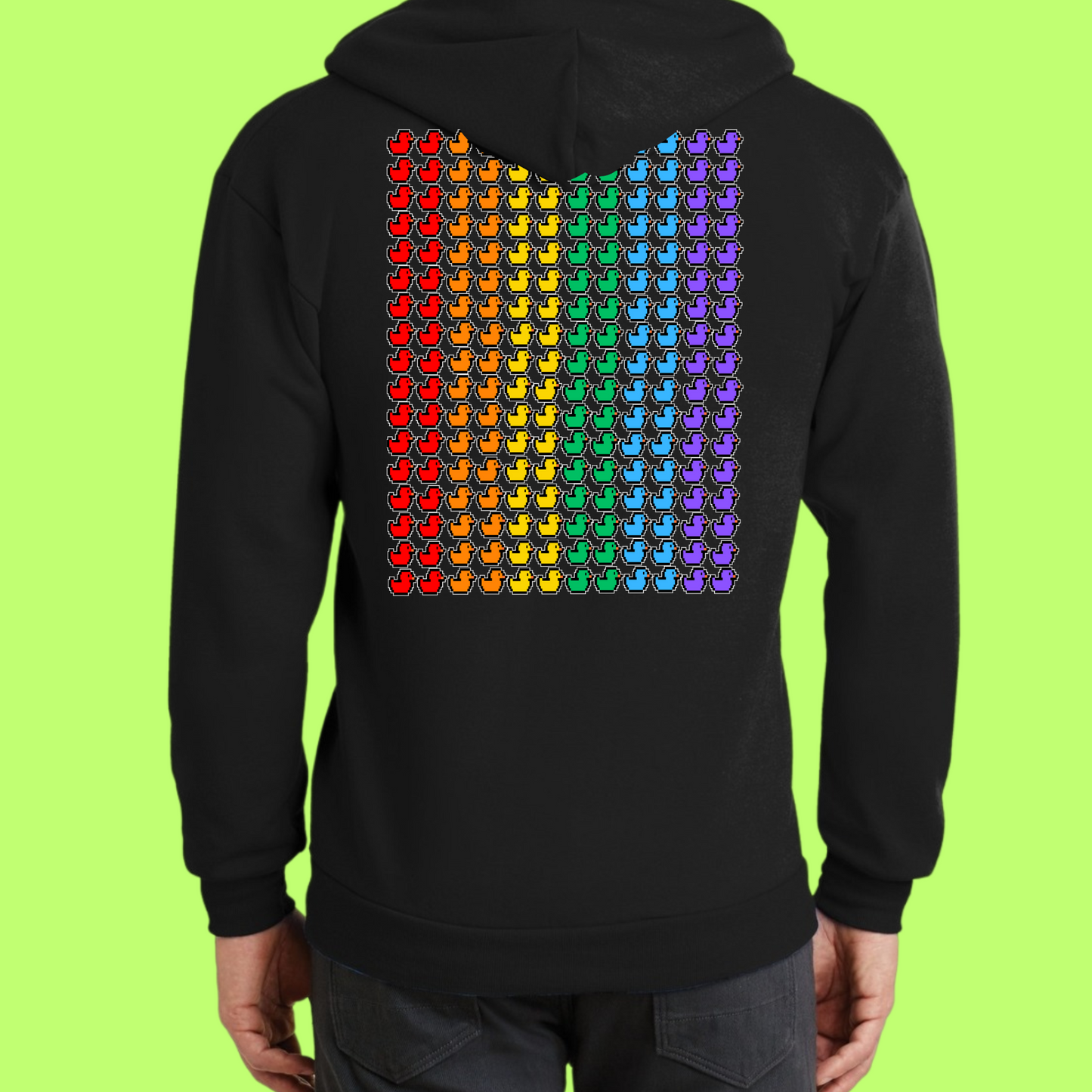 Odd Duck Pride Zip Up Hoodie
