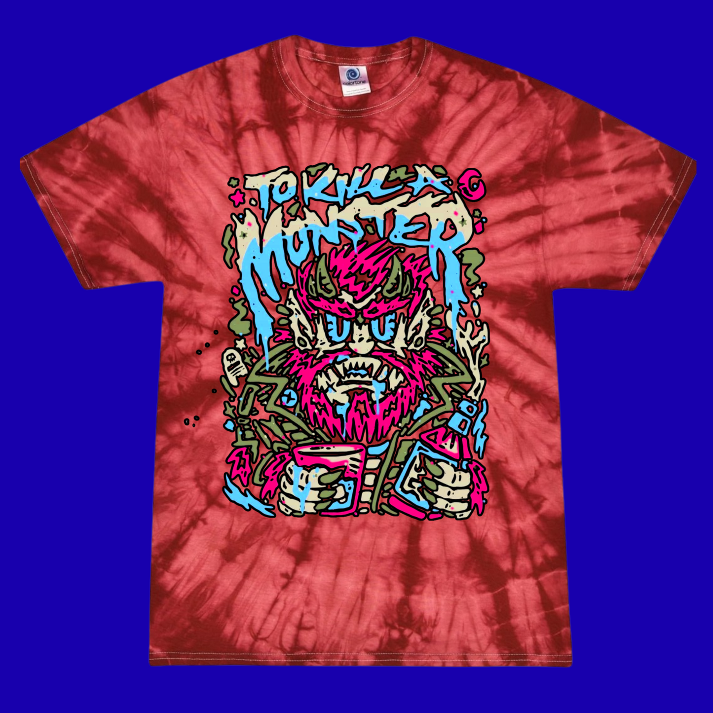 To Kill a Monster Classic Monster Tie Dye Shirt