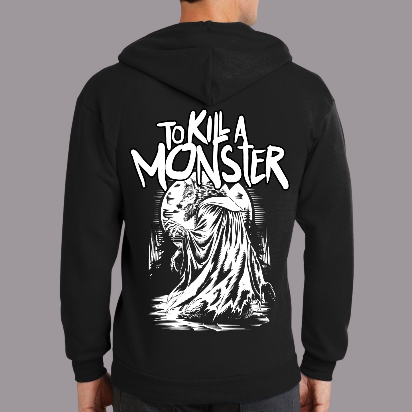 To Kill a Monster Werewolf Zip Up Hoodie and Joggers