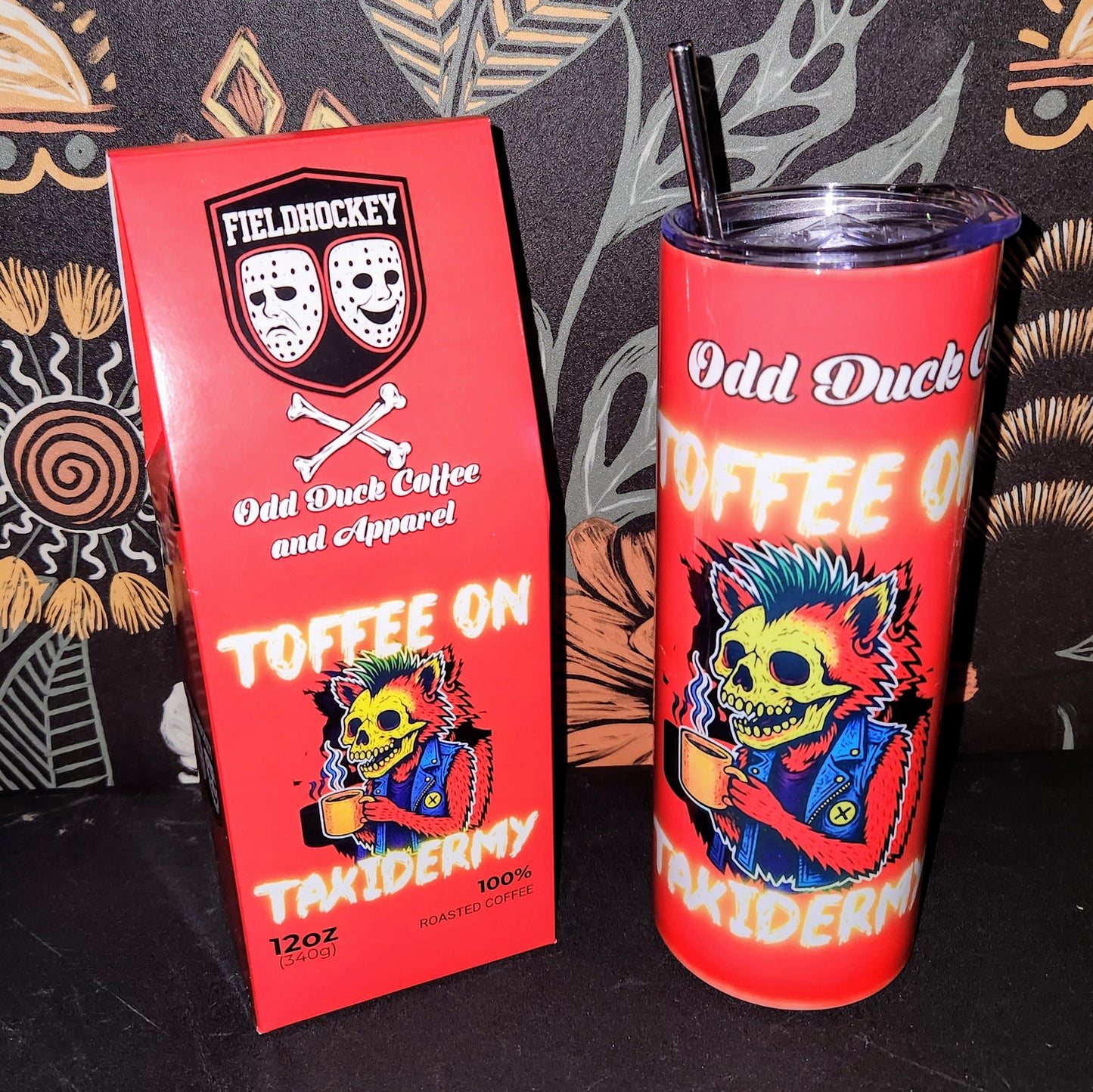 FieldHockey Toffee on Taxidermy Coffee and Tumblers
