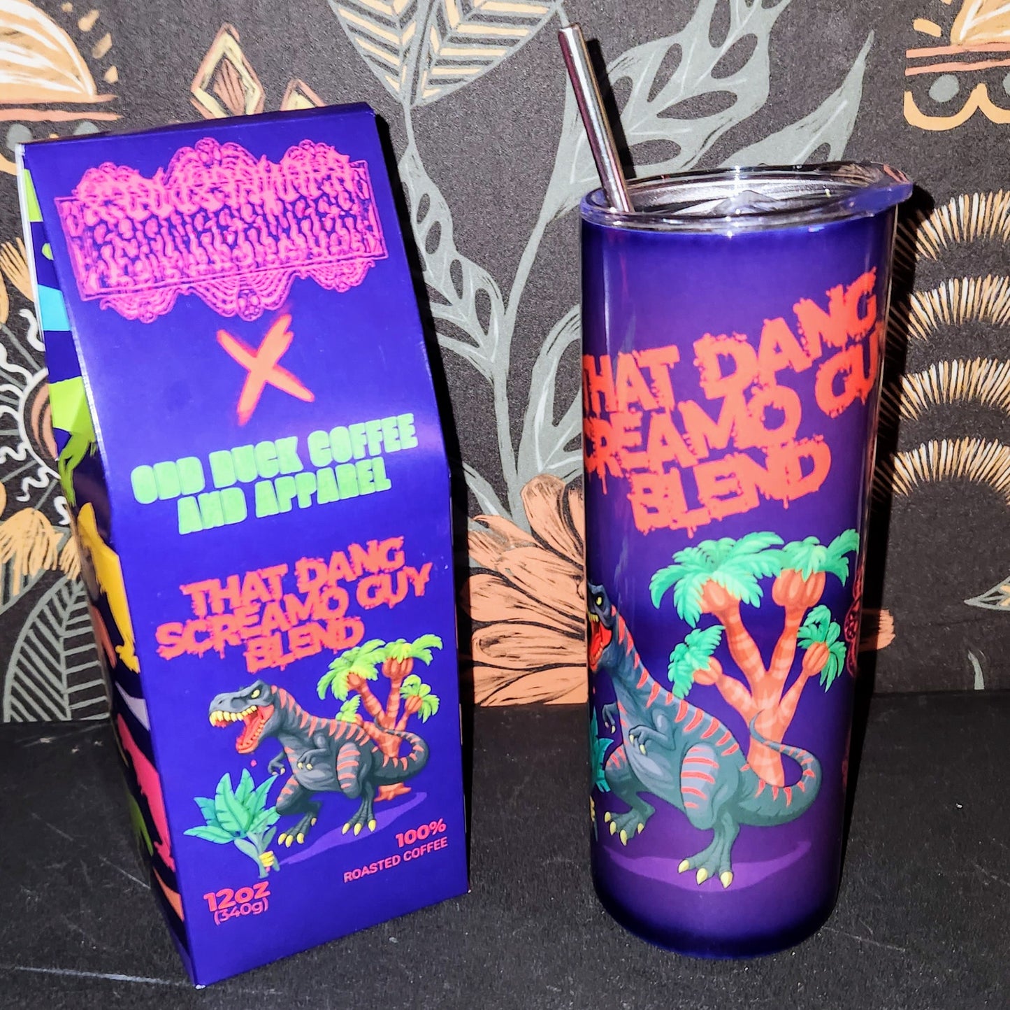 Ryan Rex Wrex That Dang Screamo Guy Blend Coffee and Tumbler