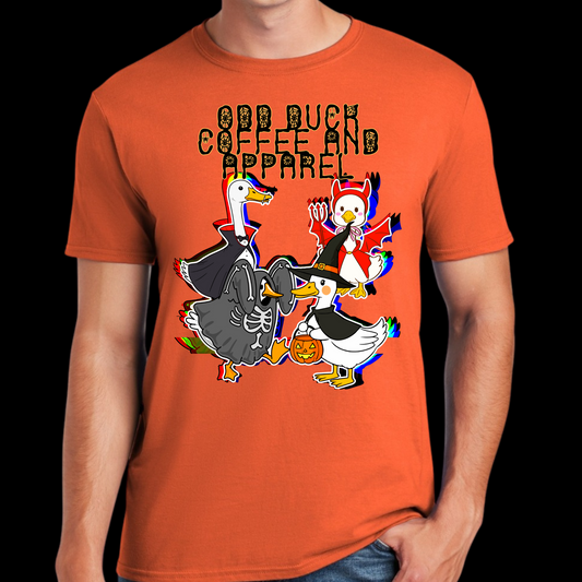 Odd Duck Halloween Flockparty Shirt