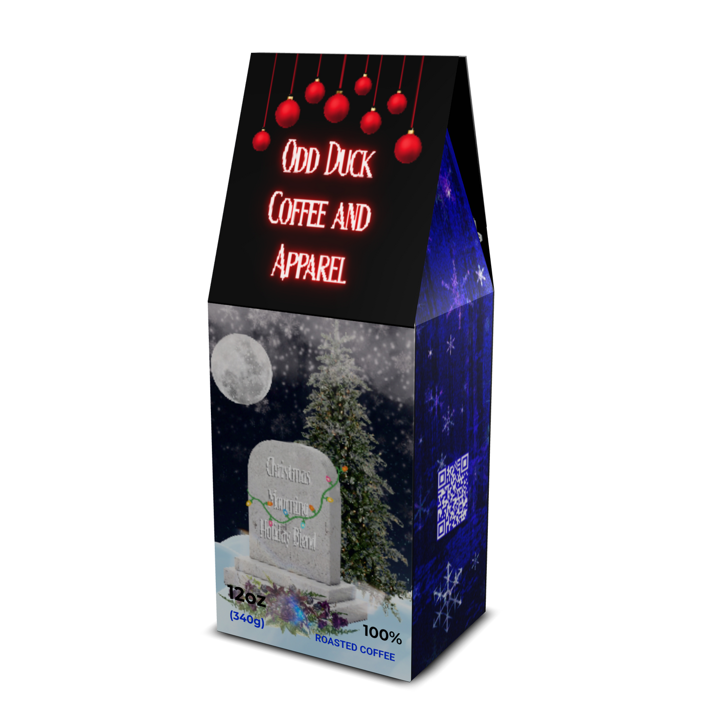 Christmas Mourning Holiday Blend Coffee and Tumblers