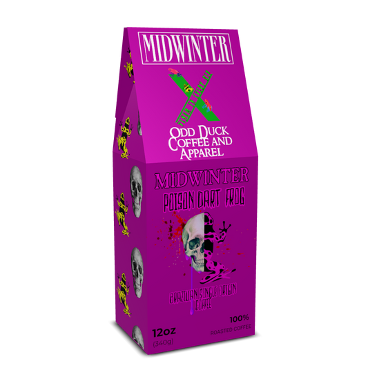 Midwinter Poison Dart Frog Brazilian Single Origin Coffee and Tumbler