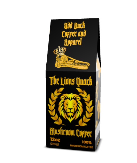 Odd Duck The Lions Quack Mushroom Coffee and Tumbler