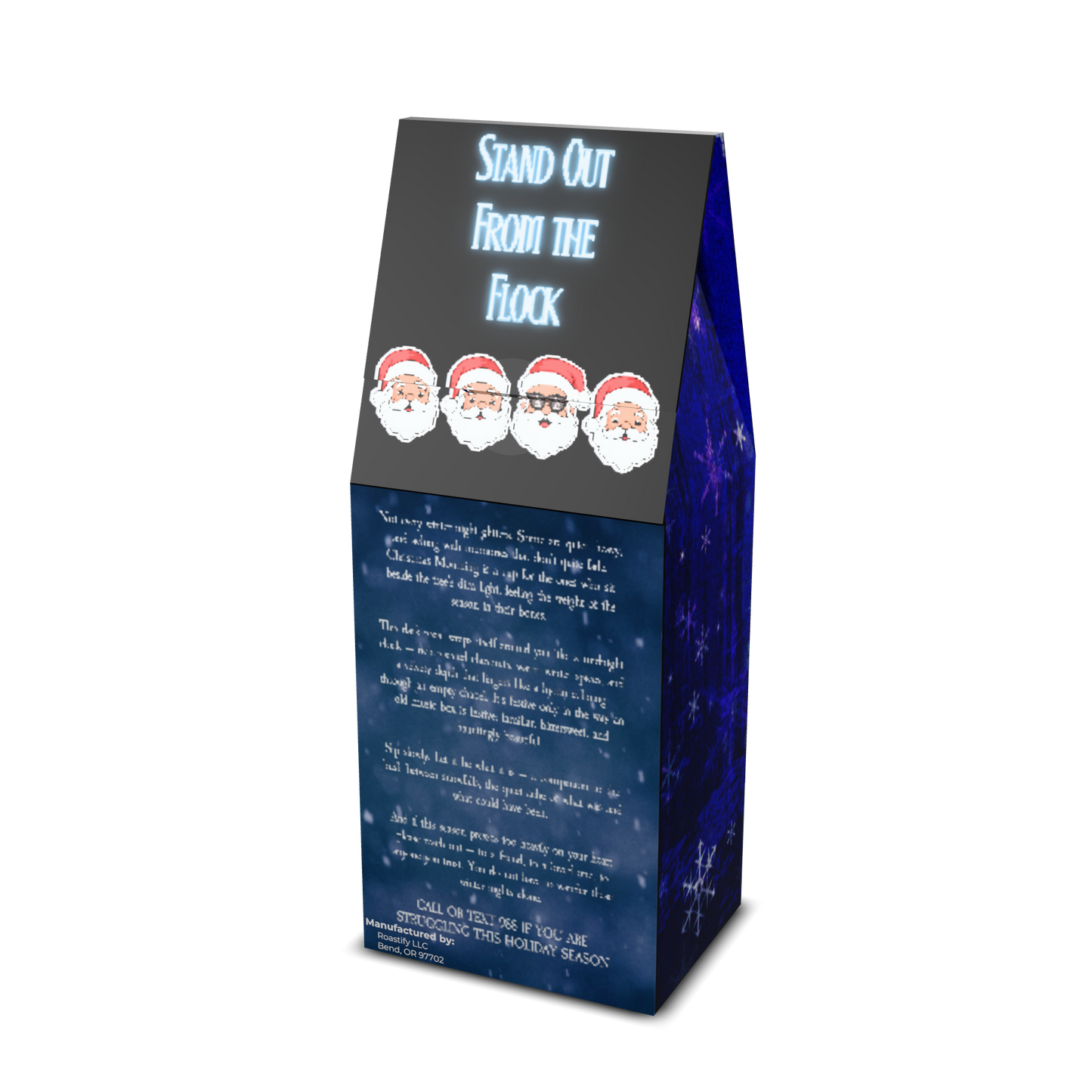 Christmas Mourning Holiday Blend Coffee and Tumblers