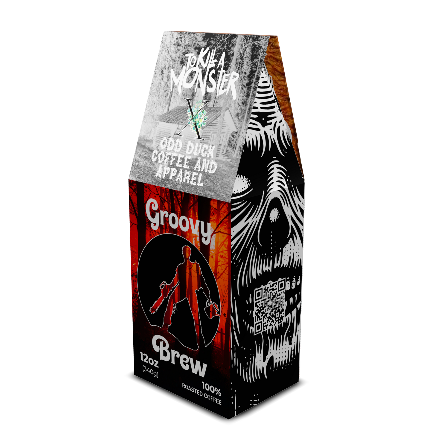 To Kill a Monster Groovy Brew Coffee and Tumblers