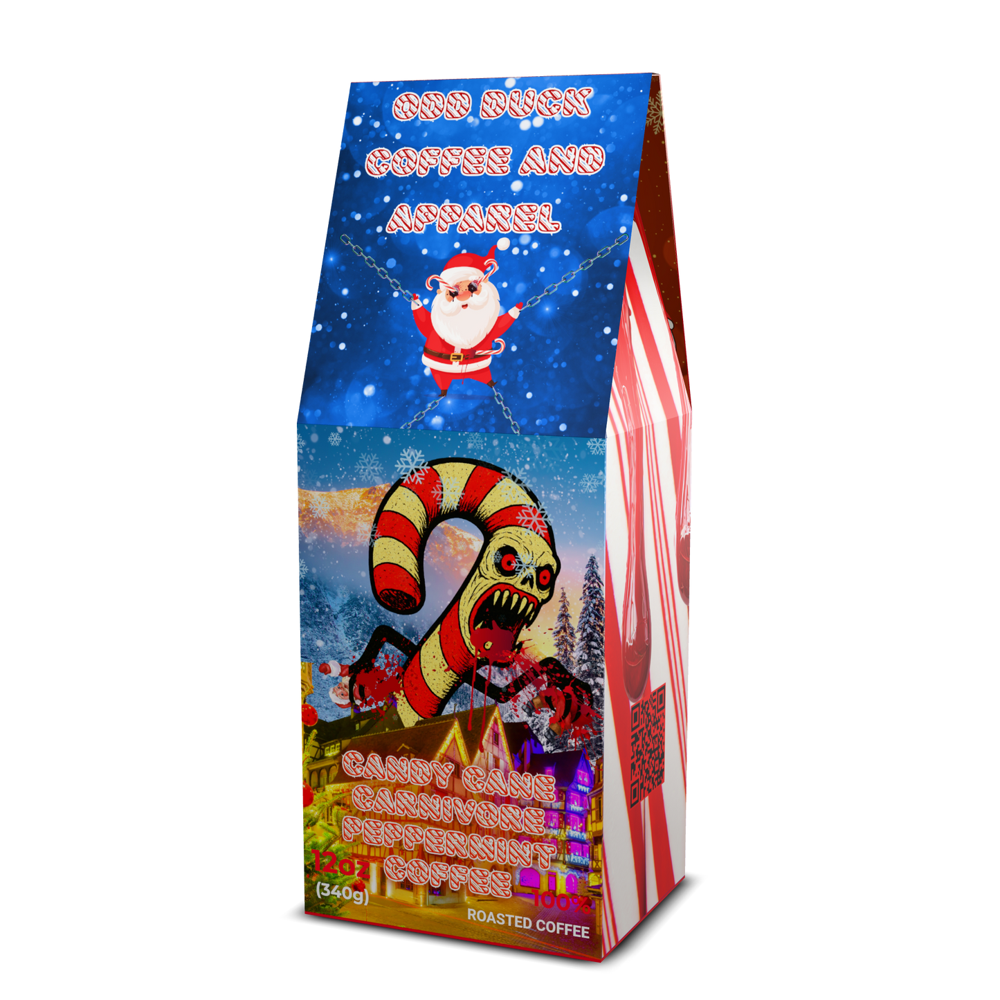 Candy Cane Carnivore Peppermint Coffee and Tumblers