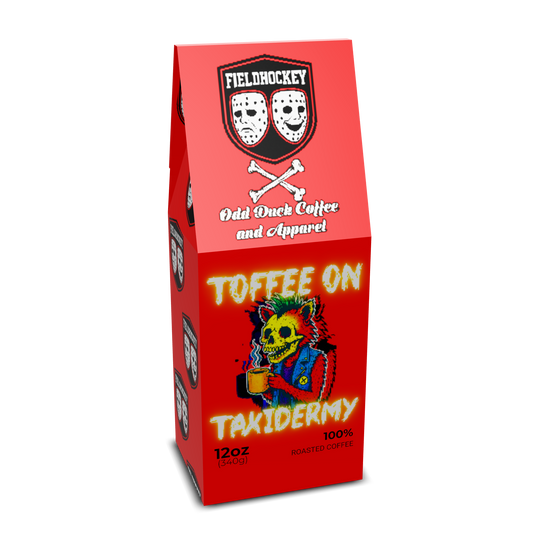 FieldHockey Toffee on Taxidermy Coffee and Tumblers
