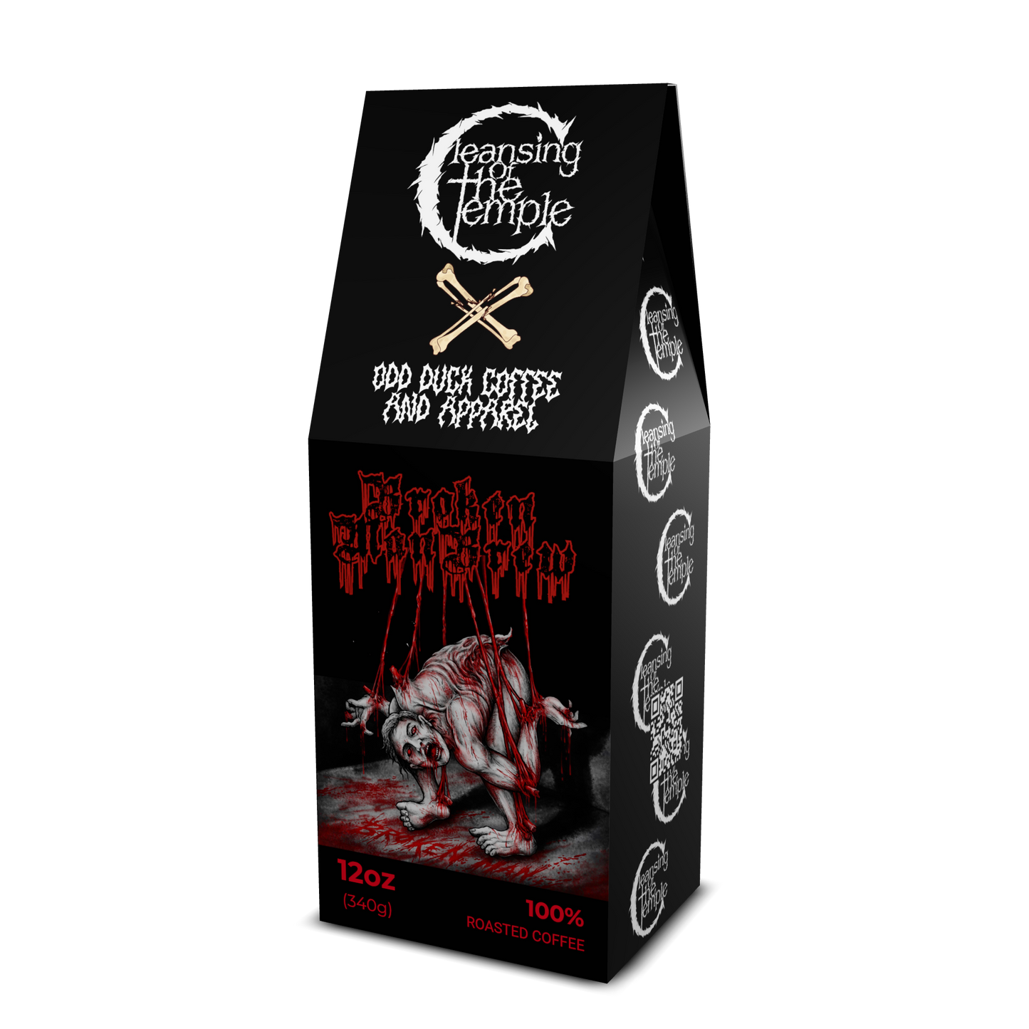 Cleansing of the Temple Broken Man Brew Coffee and Tumblers