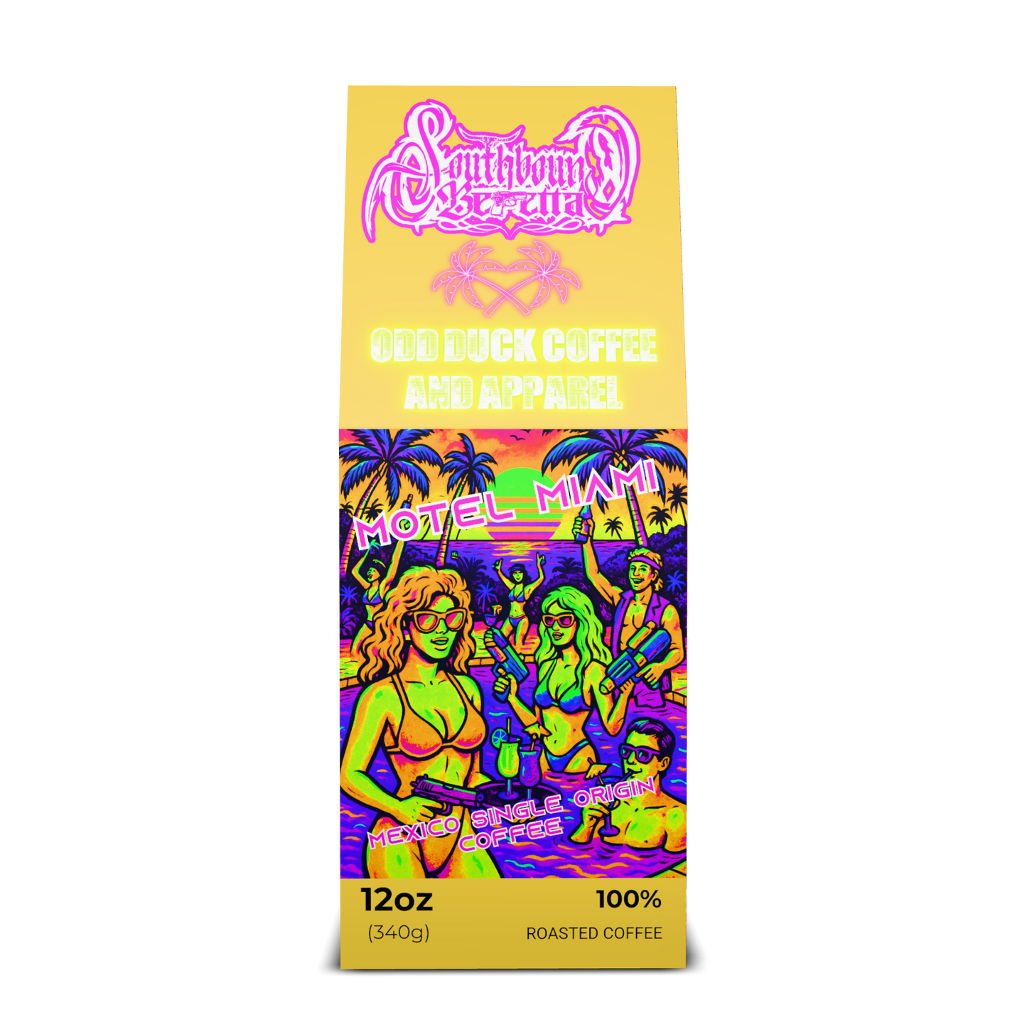 Southbound Beretta Motel Miami Mexico Single Origin Coffee and Tumblers