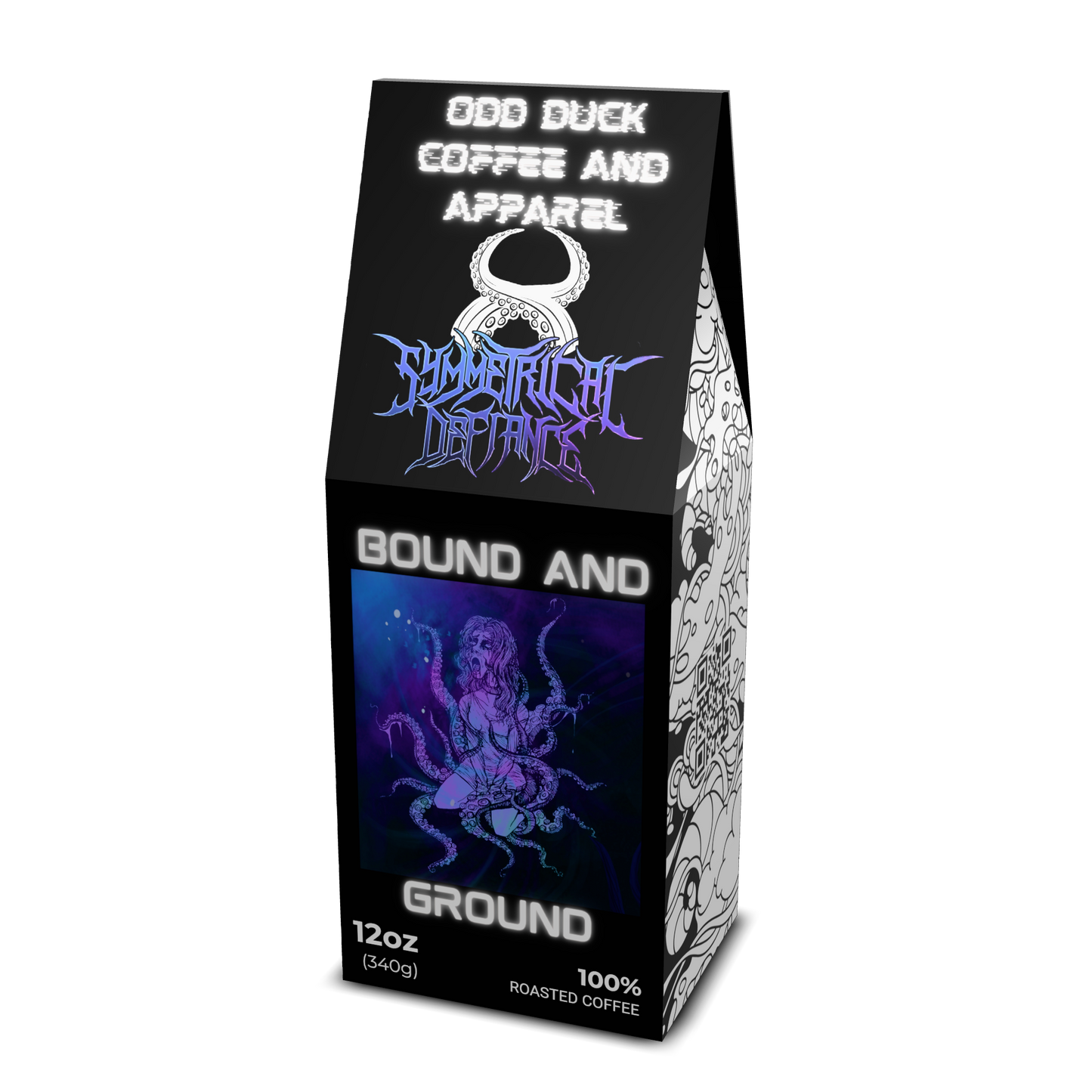 Symmetrical Defiance Bound and Ground Columbian Single Origin Coffee and Tumbler